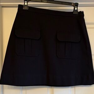Theory Black Mini Skirt